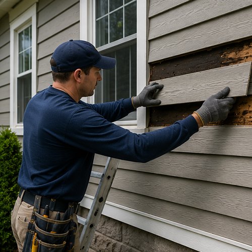 Exterior home siding installation by experienced contractors