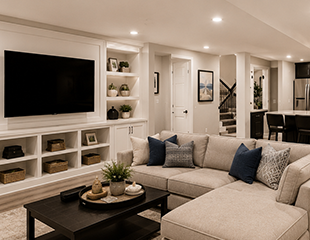 Professional basement renovation and finishing services in Ontario